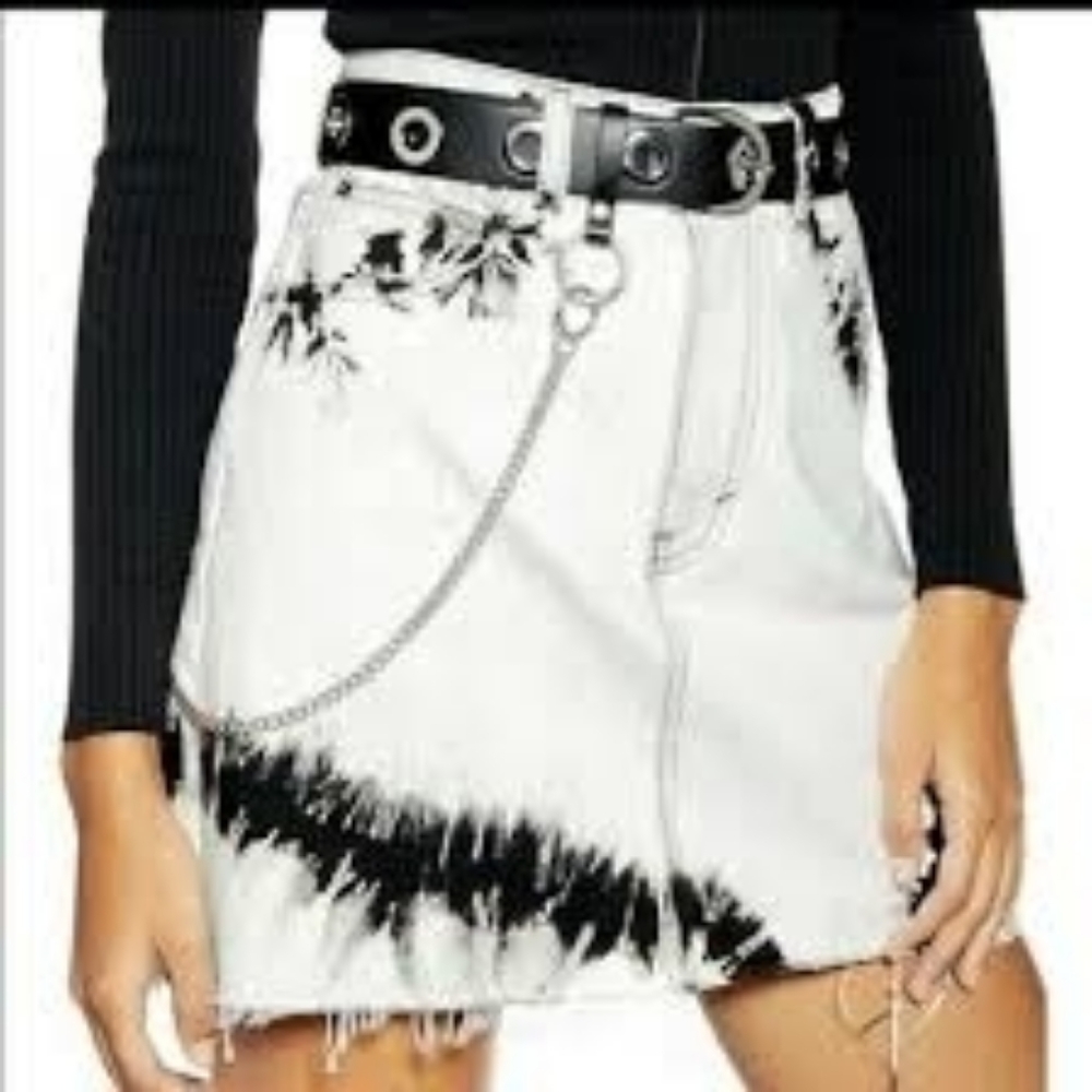 Topshop Mini Jean skirt
